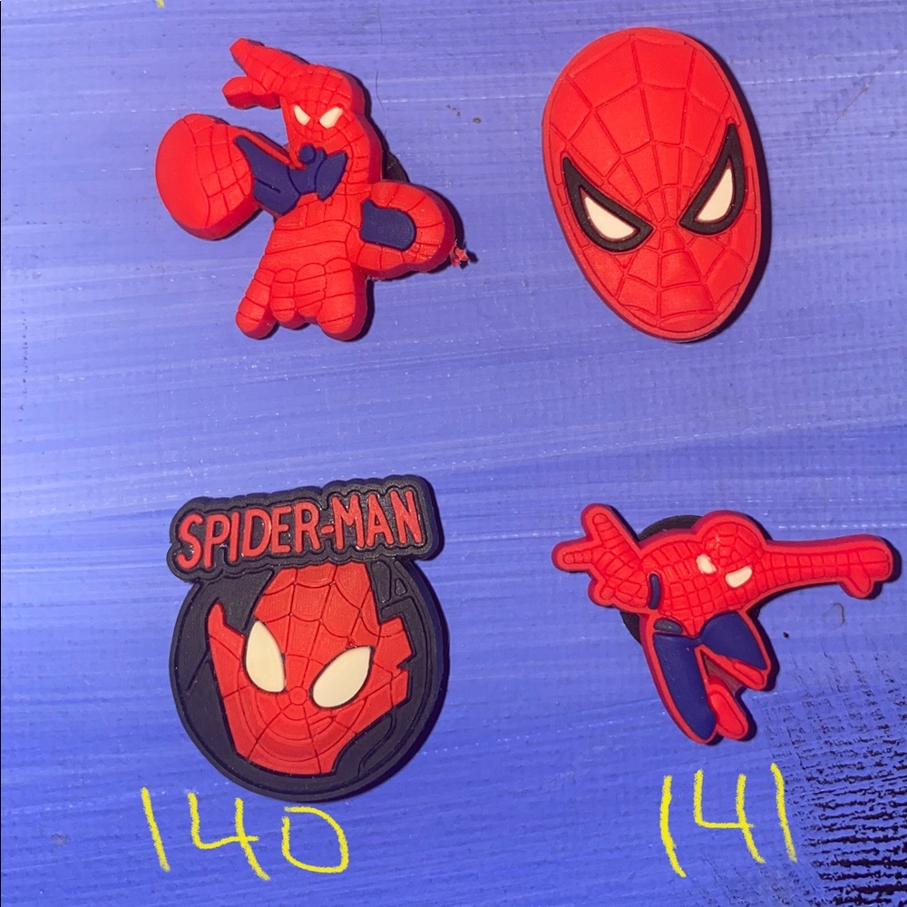 Spider-Man croc charms